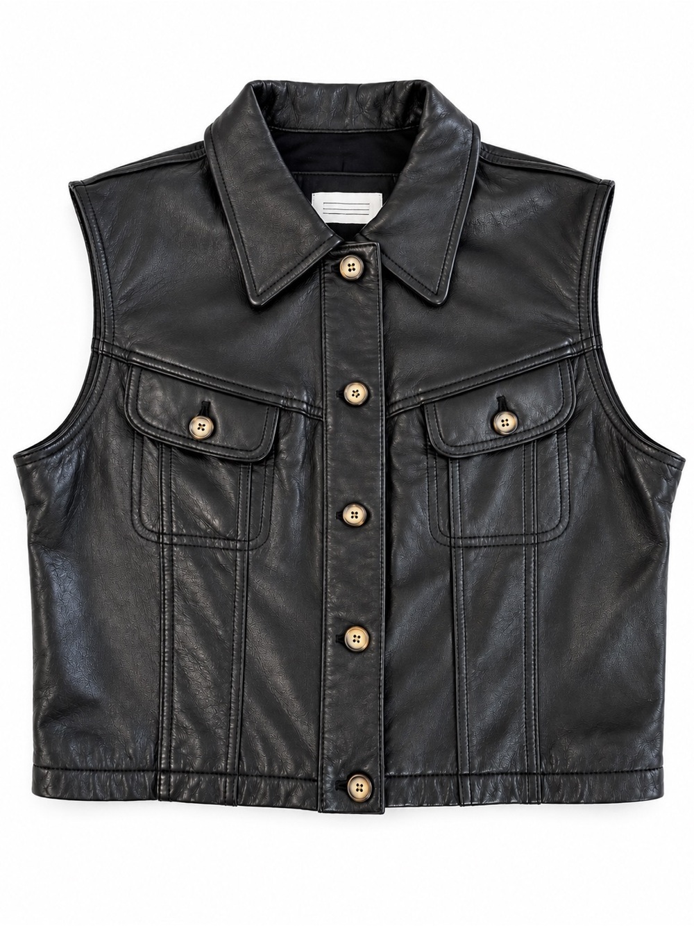 Vintage Valerie Stevens Lambskin Leather Vest